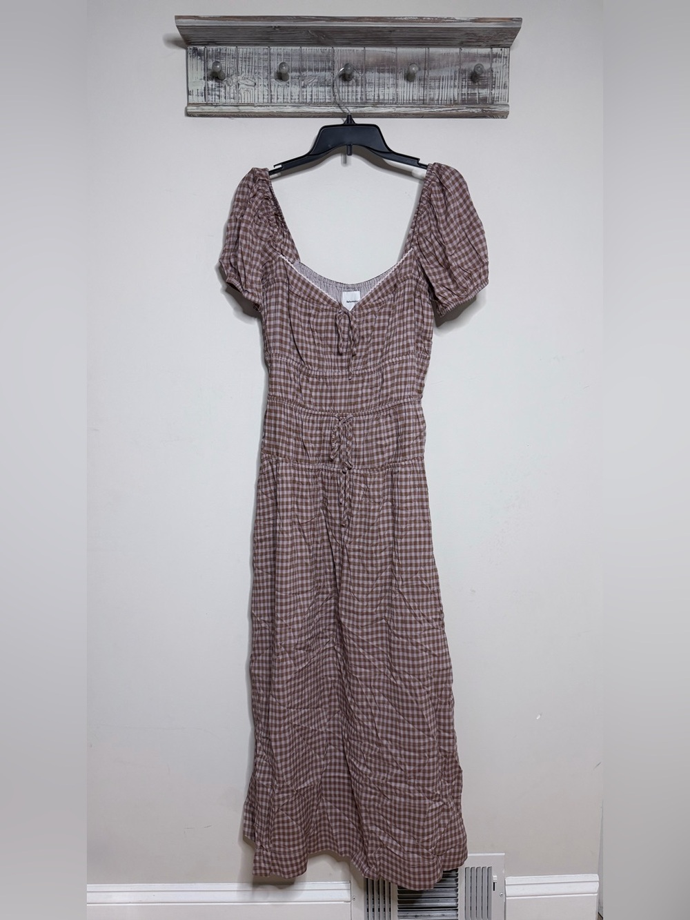 Reformation Rhett Dress Audrie Check - Picture 12 of 16